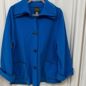 Prinz Royal Blue Women's Trench Coat